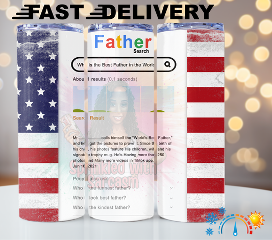 Custom Photo collage Fathers Day Insulated Tumbler Cup